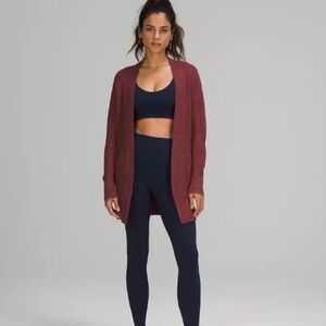 Lululemon Cashlu Sweater Wrap Mulled Wine Size XS/S
